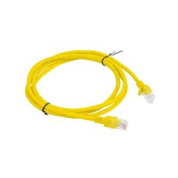 Cable red lanberg latiguillo cat.6 u - utp 1.5m amarillo fluke passed