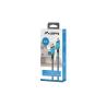 Cable usb tipo c 4.0 lanberg - macho - macho 240w - 8k - 60hz - 1m - azul