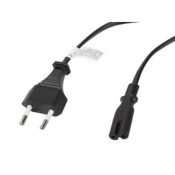 Cable alimentacion lanberg cee 7 - 16 a iec320 c7 negro 3m