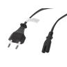 Cable alimentacion lanberg cee 7 - 16 a iec320 c7 negro 3m