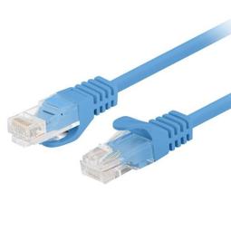 Cable red lanberg latiguillo cat.6 u - utp 7.5m azul fluke passed