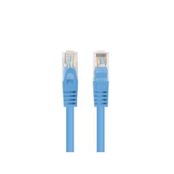 Cable red lanberg latiguillo cat.6 u - utp 7.5m azul fluke passed