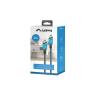 Cable usb tipo c 4.0 lanberg - macho - macho 240w - 8k - 60hz - 2m - azul