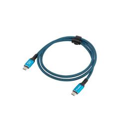 Cable usb tipo c 4.0 lanberg - macho - macho 240w - 8k - 60hz - 2m - azul