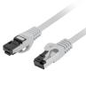 Cable red lanberg latiguillo cat.8.1 s - ftp lszh cu 1m gris fluke passed