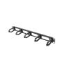Organizador de cables lanberg 5 anillas 19 pulgadas 1u tipo b negro