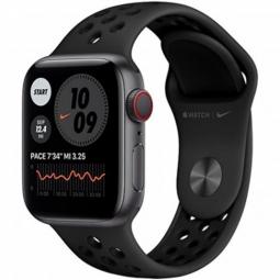 Reloj apple watch nike series 6 gps -  cell 40mm space gray aluminium case with product red sportband - gps - cell - Imagen 1