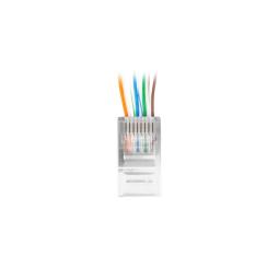 Conector lanberg cat.6 u - utp 8p8c pass through type 20pcs