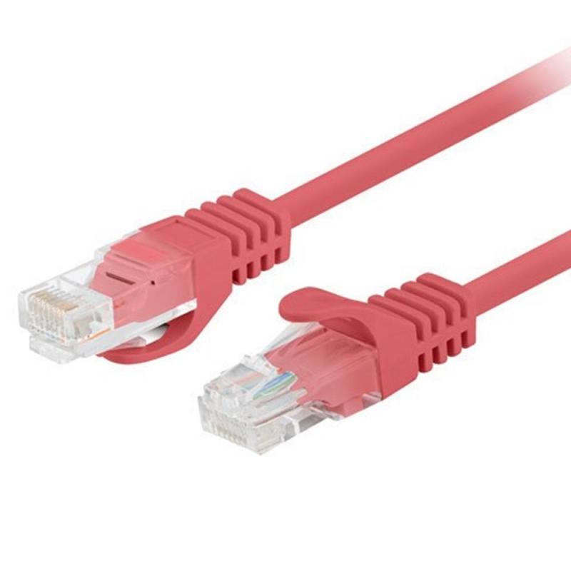 Cable red lanberg latiguillo cat.6 u - utp 7.5m rojo fluke passed