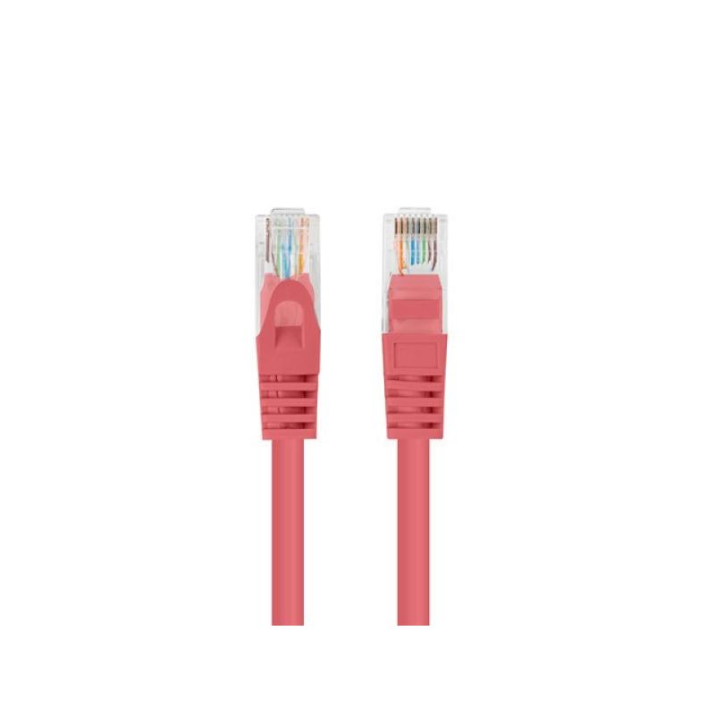Cable red lanberg latiguillo cat.6 u - utp 7.5m rojo fluke passed
