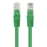 Cable red lanberg latiguillo cat.6 utp 7.5m verde fluke passed