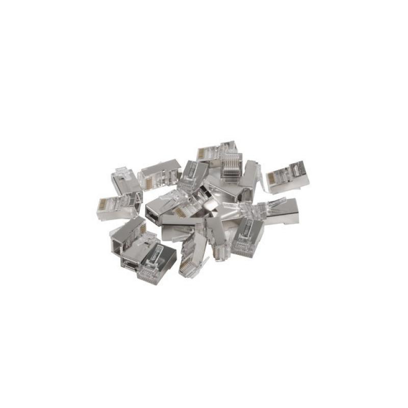 Conector lanberg cat.6 ftp 8p8c pass through type pack 100 uds