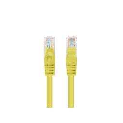 Cable red lanberg latiguillo cat.6 u - utp 7.5m amarillo fluke passed