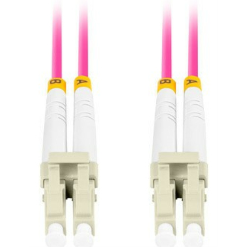 Cable fibra optica lanberg multi lc - upc - lc - upc duplex om4 50 - 125 lszh vi - 0.5m