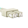 Cable de fibra optica lanberg multi lc - upc - sc - upc duplex lszh om4 50 - 125 3.0 - 1m