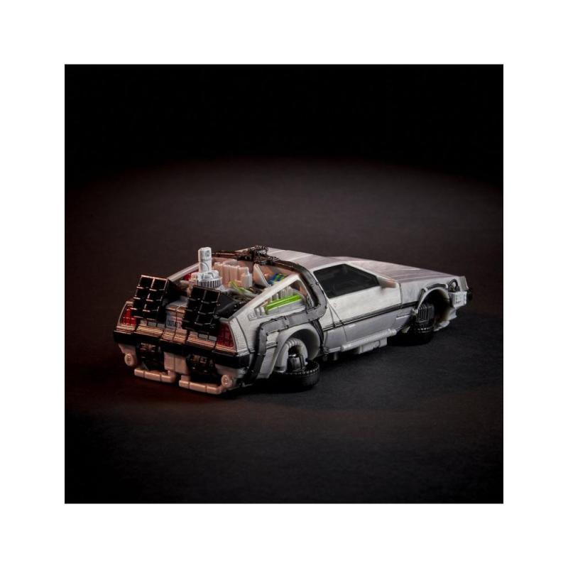 Figura hasbro back to the future x transformers more than meets the eye gigawatt delorean