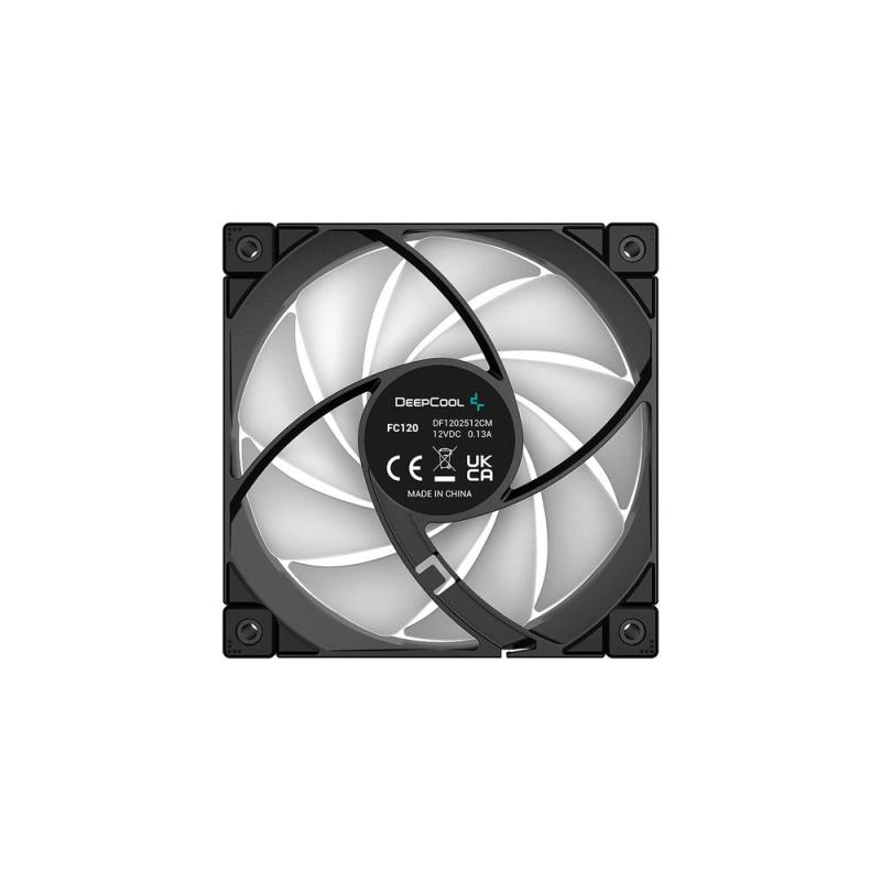 Ventilador caja deepcool fc120 argb negro r - fc120 - bkamn1 - g - 1 120mm