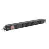 Regleta lanberg 1u 16a rack 19 pulgadas 8x socket iec c13 negro 2m
