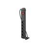 Regleta lanberg sp1 5 tomas schuko proteccion hasta 2500w negra 1.5m