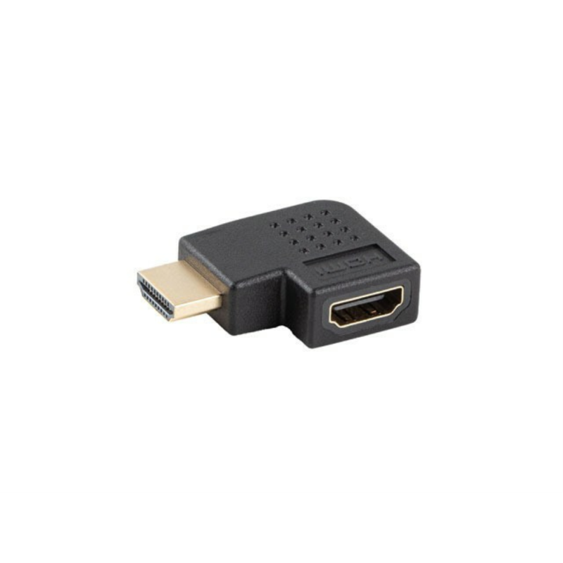 Adaptador hdmi 4k lanberg macho - hembra angulo izquierda