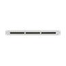 Patch panel lanberg 24 puertos 1u 19 pulgadas cat.6a utp con organizador cables gris