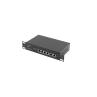 Switch lanberg 6 puertps 100mb 4xpoe+ - 2x fast ether 60w rack 10 pulgadas - 19 pulgadas