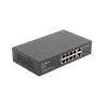 Switch lanberg 10 puertos 100mb 8xpoe+ - 2x gbit ether 120w rack 10 pulgadas - 19 pulgadas