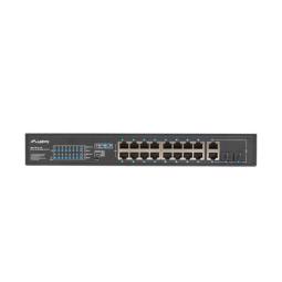 Switch lanberg 18 puertos 100mb 16xpoe+ - 2x gbit ether 150w rack 10 pulgadas - 19 pulgadas