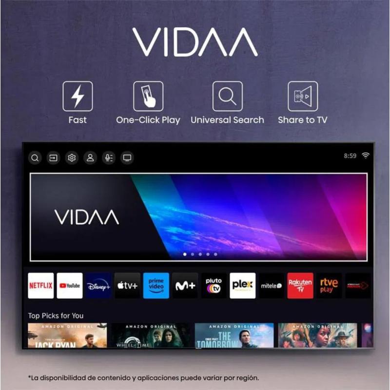 Tv daewoo 40 pulgadas led fhd - 40dm85fv - smart tv