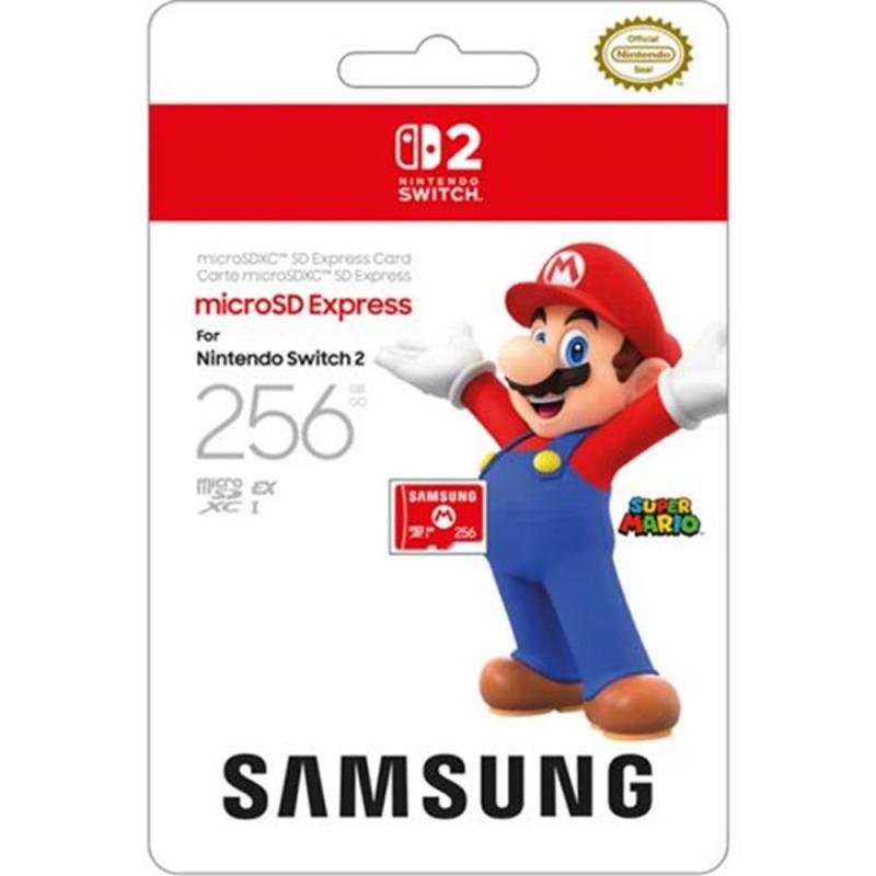 Tarjeta micro sd express samsung 256gb para nintendo switch 2