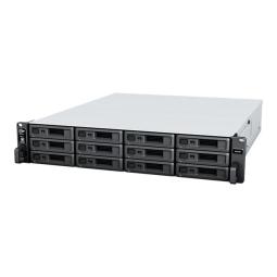 Servidor nas synology rs2423rp+ 8gb 12 bahias 2u rack gigabit ethernet