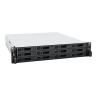 Servidor nas synology rs2423rp+ 8gb 12 bahias 2u rack gigabit ethernet