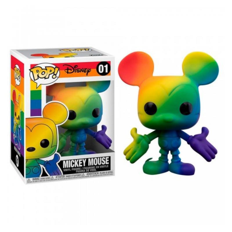 Funko pop disney dia del orgullo mickey mouse arcoiris 56580 - Imagen 1