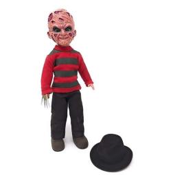 Figura mezco toyz a nightmare on elm street living dead dolls re - run freddy krueger talking 25cm