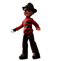 Figura mezco toyz a nightmare on elm street living dead dolls re - run freddy krueger talking 25cm