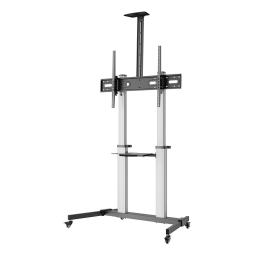 Soporte suelo con ruedas ewent vesa hasta 100 pulgadas 1000x600mm max 100kg
