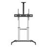 Soporte suelo con ruedas ewent vesa hasta 100 pulgadas 1000x600mm max 100kg
