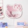 Espejo de neón led montable en la pared hello kitty