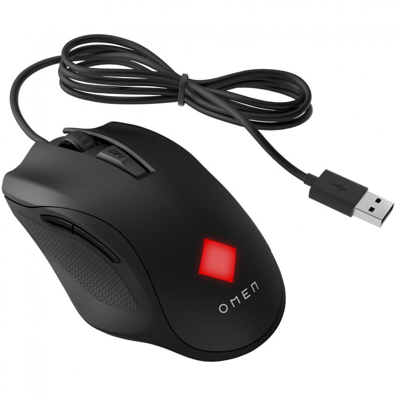 Mouse raton hp usb omen vector essential negro gaming - Imagen 1