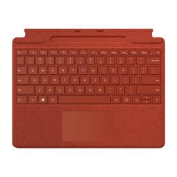 Teclado microsoft surface pro type cover para surface pro8 rojo