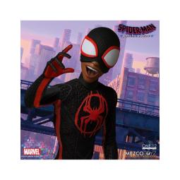 Figura mezco toyz spider - man across the spider - verse spider - man miles morales 17cm
