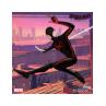 Figura mezco toyz spider - man across the spider - verse spider - man miles morales 17cm