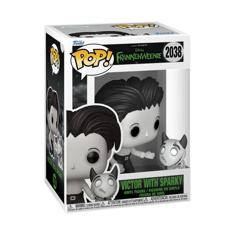 Funko pop & buddy frankenweenie victor con sparky