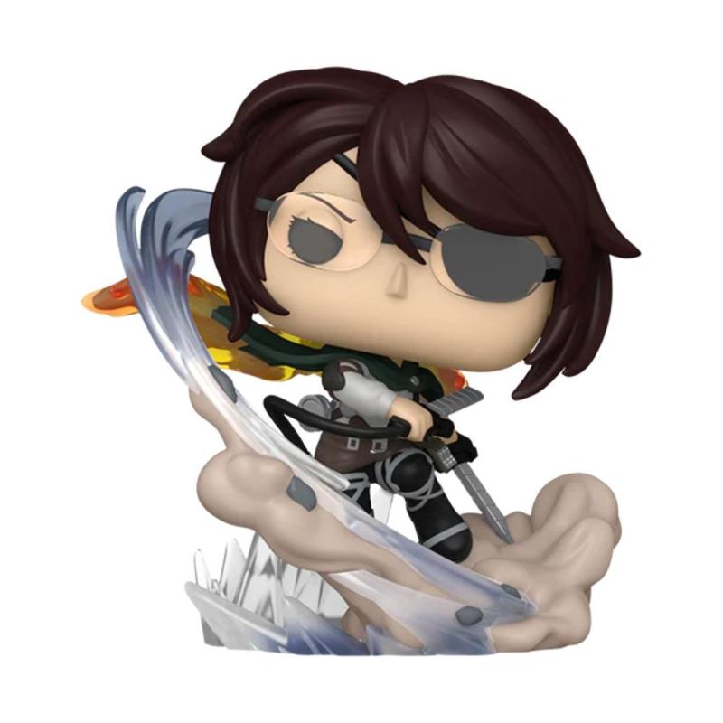 Funko pop! premium animation ataque a los titanes hange zoe