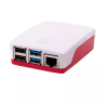 Carcasa raspberry pi 4 roja y blanca