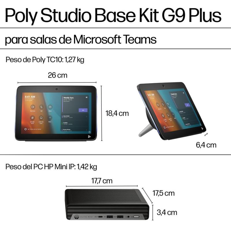 Kit de videoconferencia poly studio