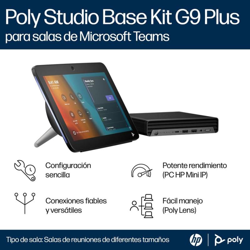Kit de videoconferencia poly studio