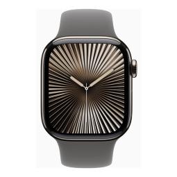 Smartwatch apple watch series 10 gps + cell 42mm natural titanium m - l