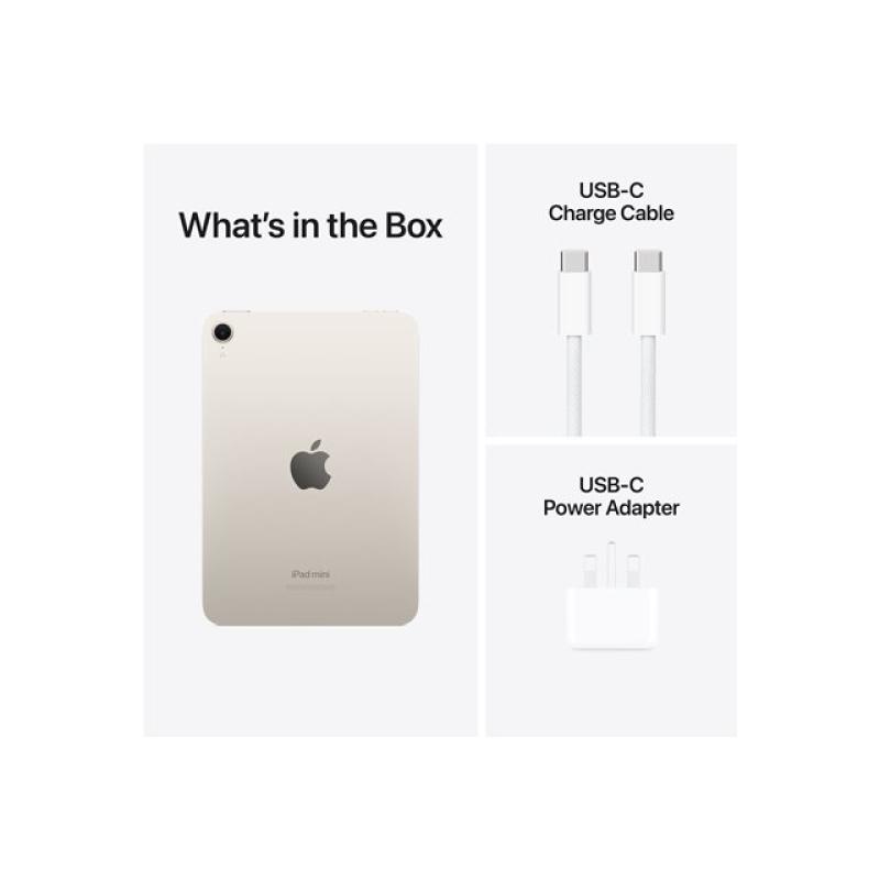 Apple ipad mini 2024 8.3 pulgadas 512gb wifi starlight
