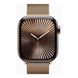 Smartwatch apple watch series 10 gps + cell 42mm golden titanium milanese loop m - l